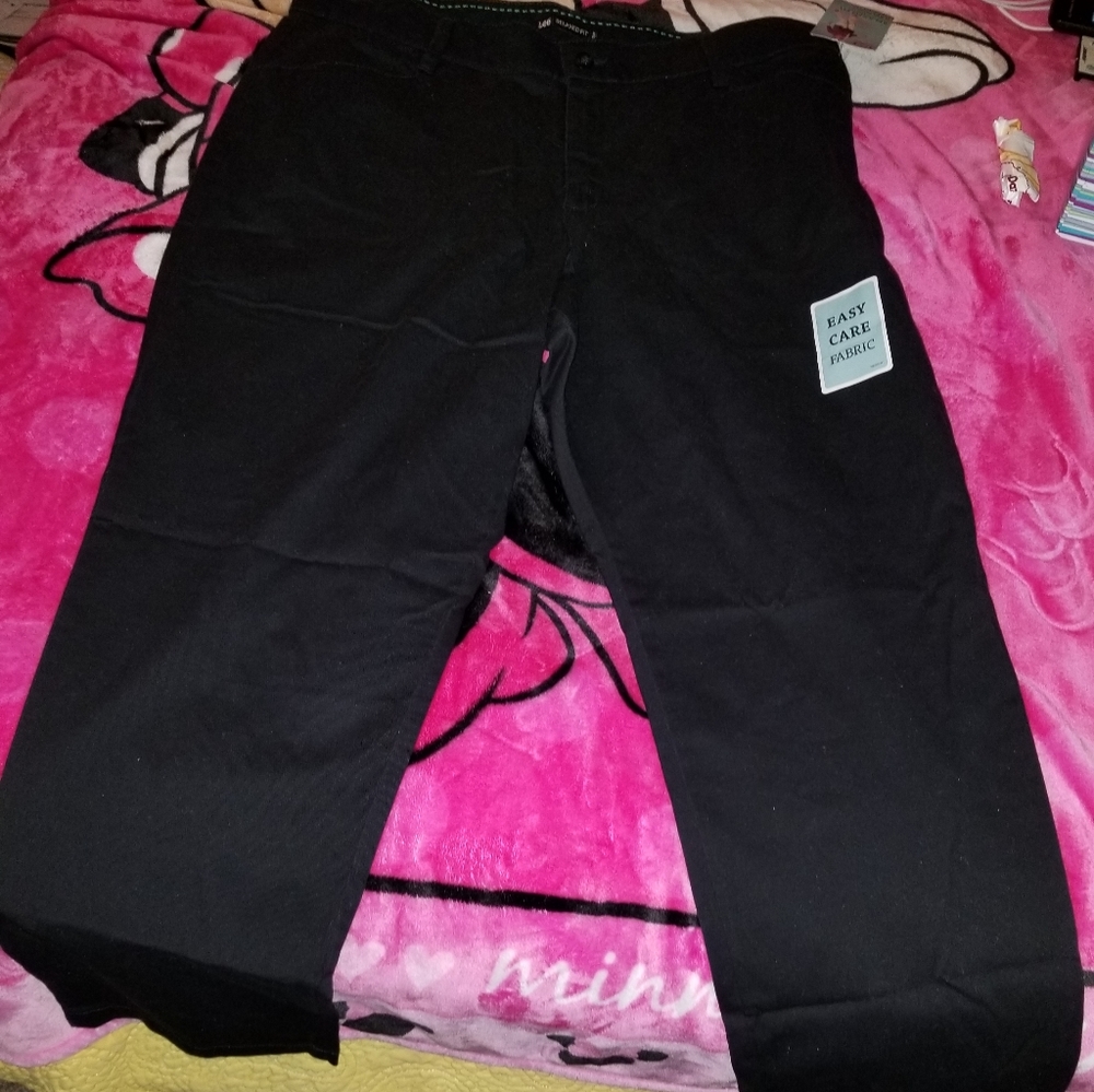 Black Relaxed Fit Lee Jeans